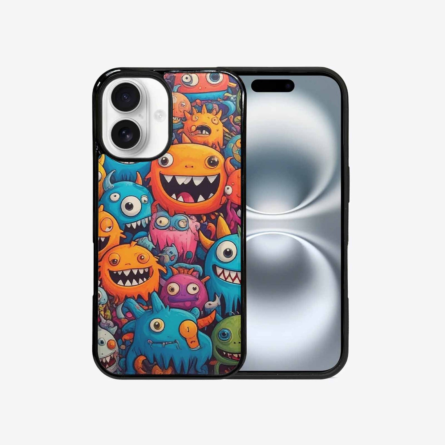 iPhone 16 Case — Monsters General Cartoon Monst D4o, Unique Phone Case Design