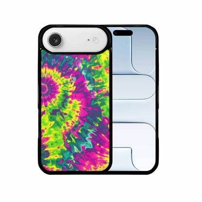 iPhone 17 Air Case — Tie Dye Neon Acid Blended Tie, Custom Printed Phone Case