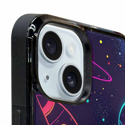 iPhone 15 Case — Space Galaxy Astronaut, Custom Art Phone Cover