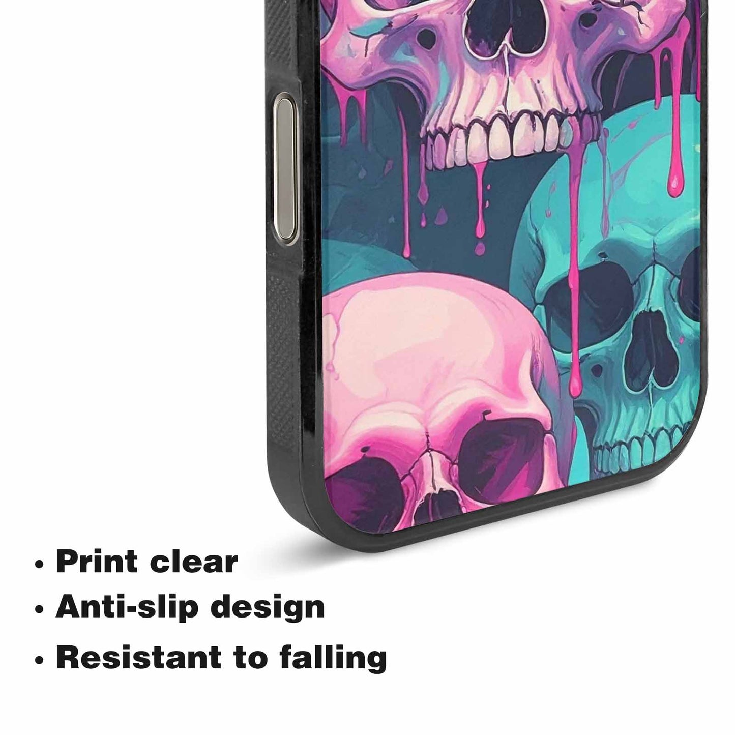 iPhone 16 Pro Case — Thousands Of Skulls Custom, Unique Phone Case Design