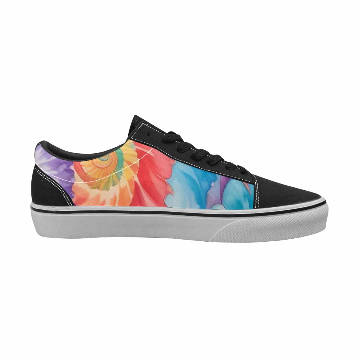 WOMEN'S Tie Lace-Up Canvas Cottagecore Custom Sneakers