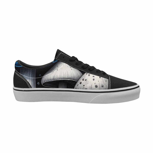 MEN'S Mushrooms (general) Lace-Up Canvas Cottagecore Custom Sneakers