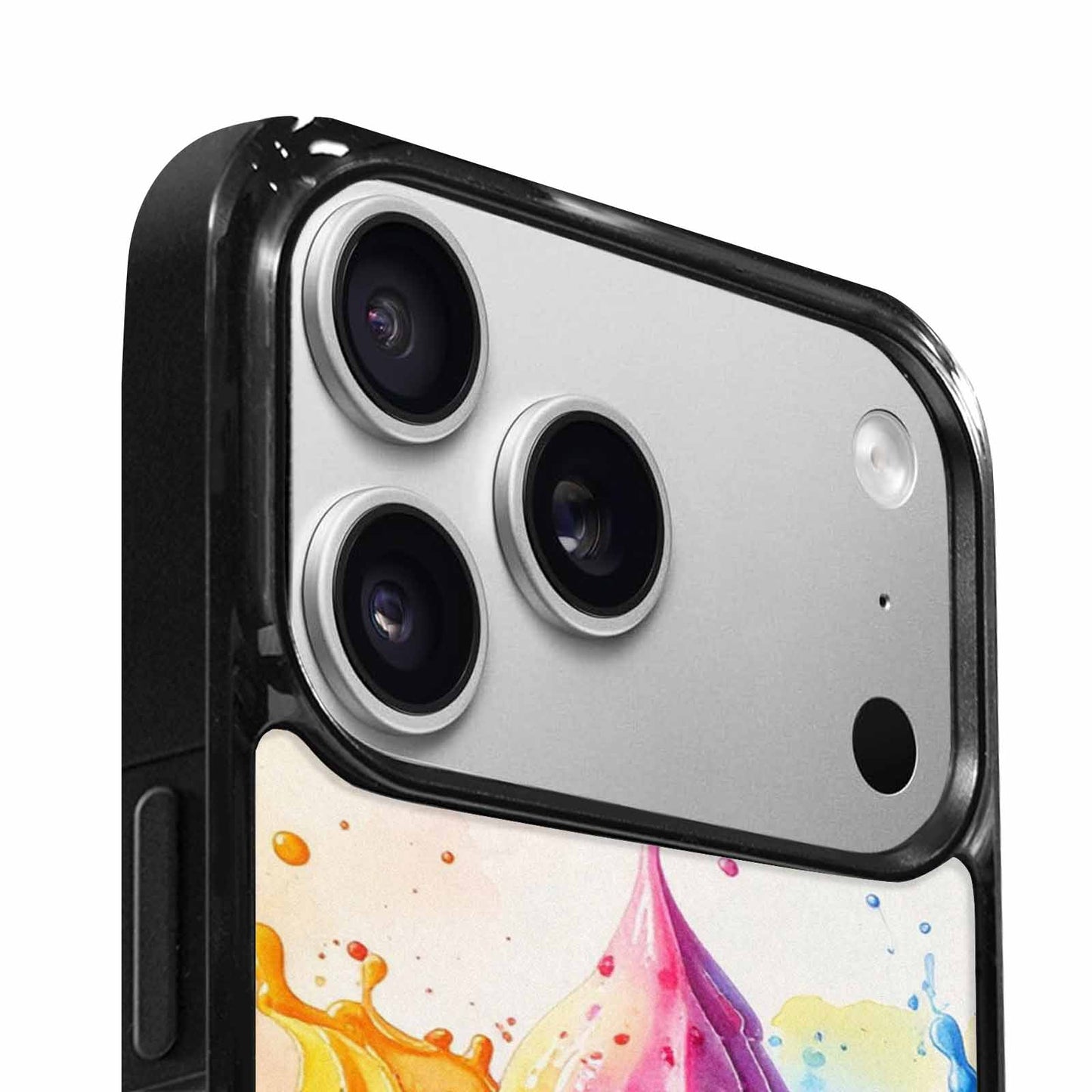 iPhone 17 Pro Max Case — Melting Icecream Edge To Original Art, Custom Made Phone Cover