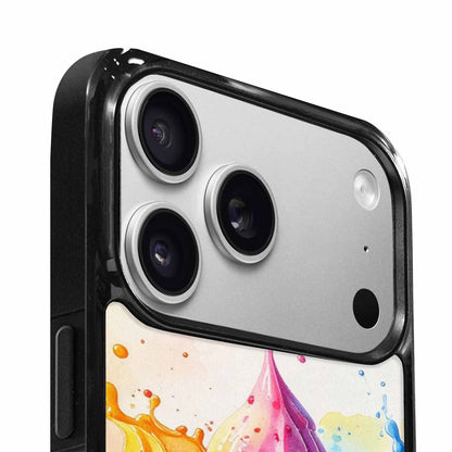 iPhone 17 Pro Max Case — Melting Icecream Edge To Original Art, Custom Made Phone Cover