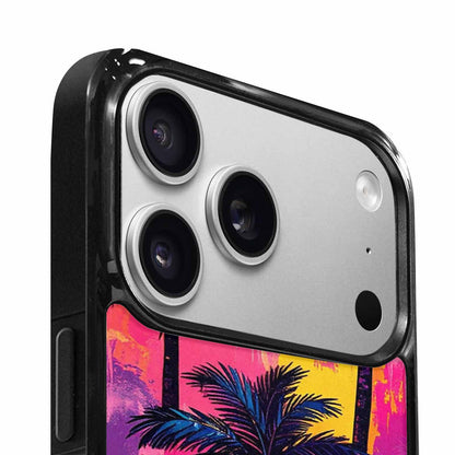 iPhone 17 Pro Max Case — Chrome Bling Palm Original Art, Custom Made Phone Cover