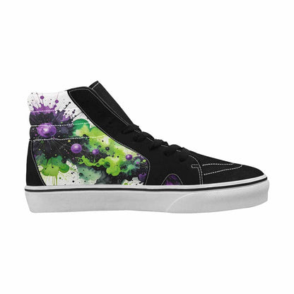 MEN'S Galaxy Nebula High Top Canvas Neon Fantasy Shoes