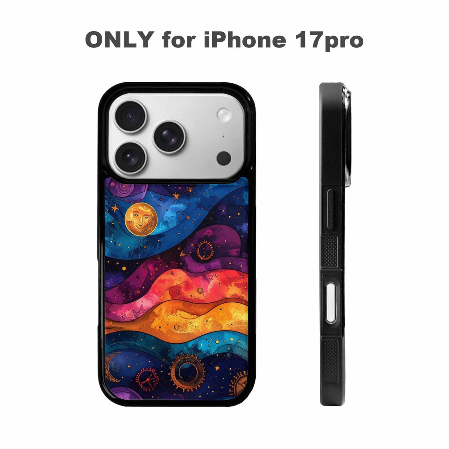iPhone 17 Pro Case — Steampunk Galaxy Space, Custom Designed Case Cover