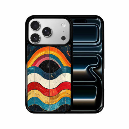 iPhone 17 Pro Case — Retro Wave Scallop Stripe Small Retro, Custom Print Case Cover