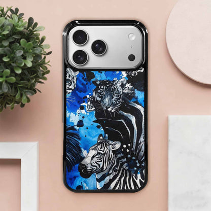 iPhone 17 Pro Max Case — Animal Print Black &amp; Animal Print, Custom Art Phone Cover