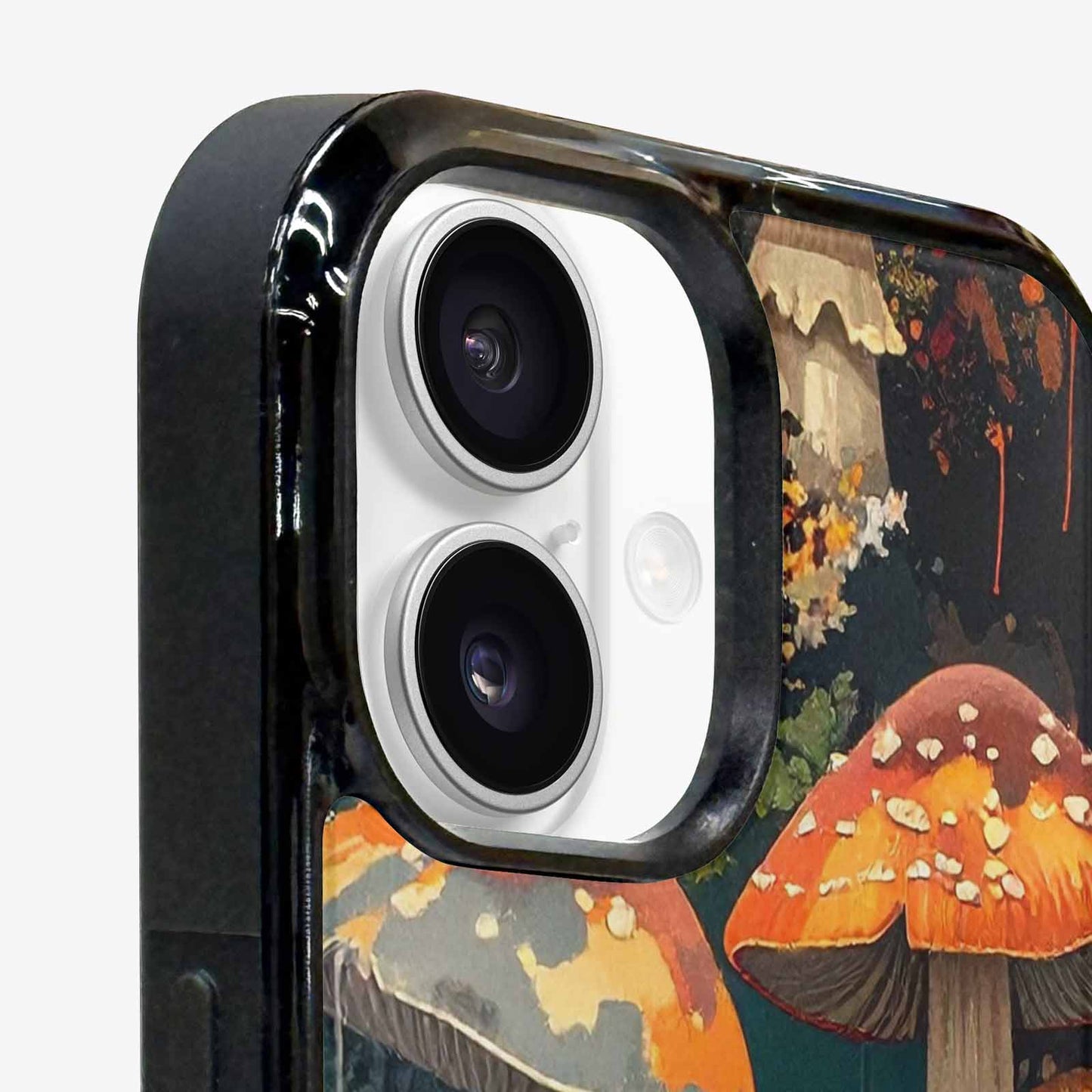 iPhone 16 Plus Case — Mushrooms Camomushrooms Patter, Custom Art Phone Cover