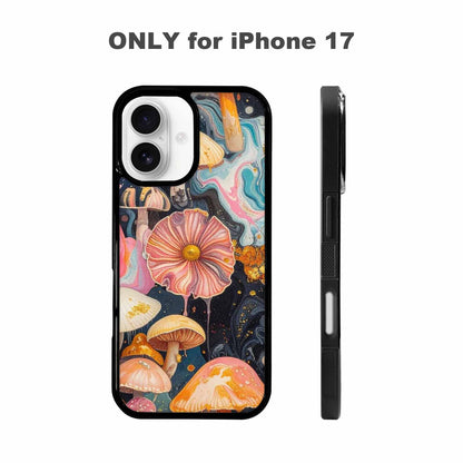 iPhone 17 Case — Mushrooms Pattern Hundreds Of Original Art, Custom Phone Case