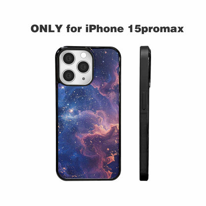 iPhone 15 Pro Max Case — Nebula Texture With Dense Star Cluster, Customized Protective Case