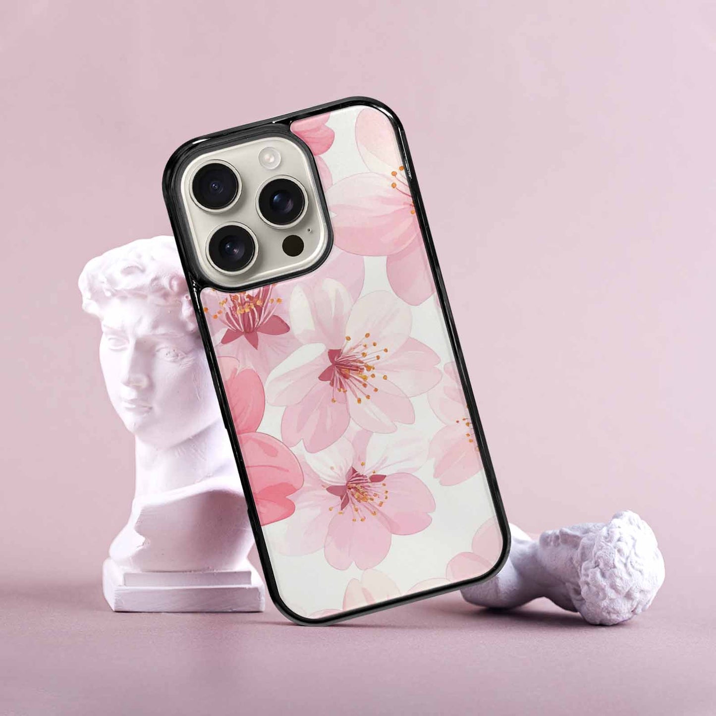 iPhone 16 Pro Case — Japanese Cherry Blossom, Custom Art Phone Cover