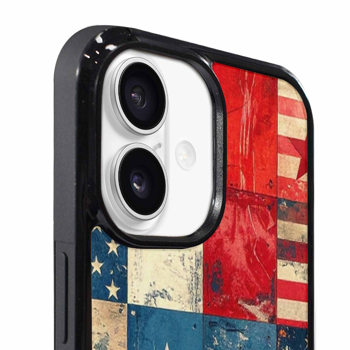 iPhone 17 Case — Small American Flag Stars Galaxy Space, Custom Designed Case Cover
