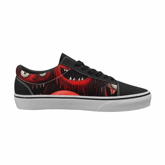 WOMEN'S Monsters (general) Lace-Up Canvas Kaleidoscope Sneakers