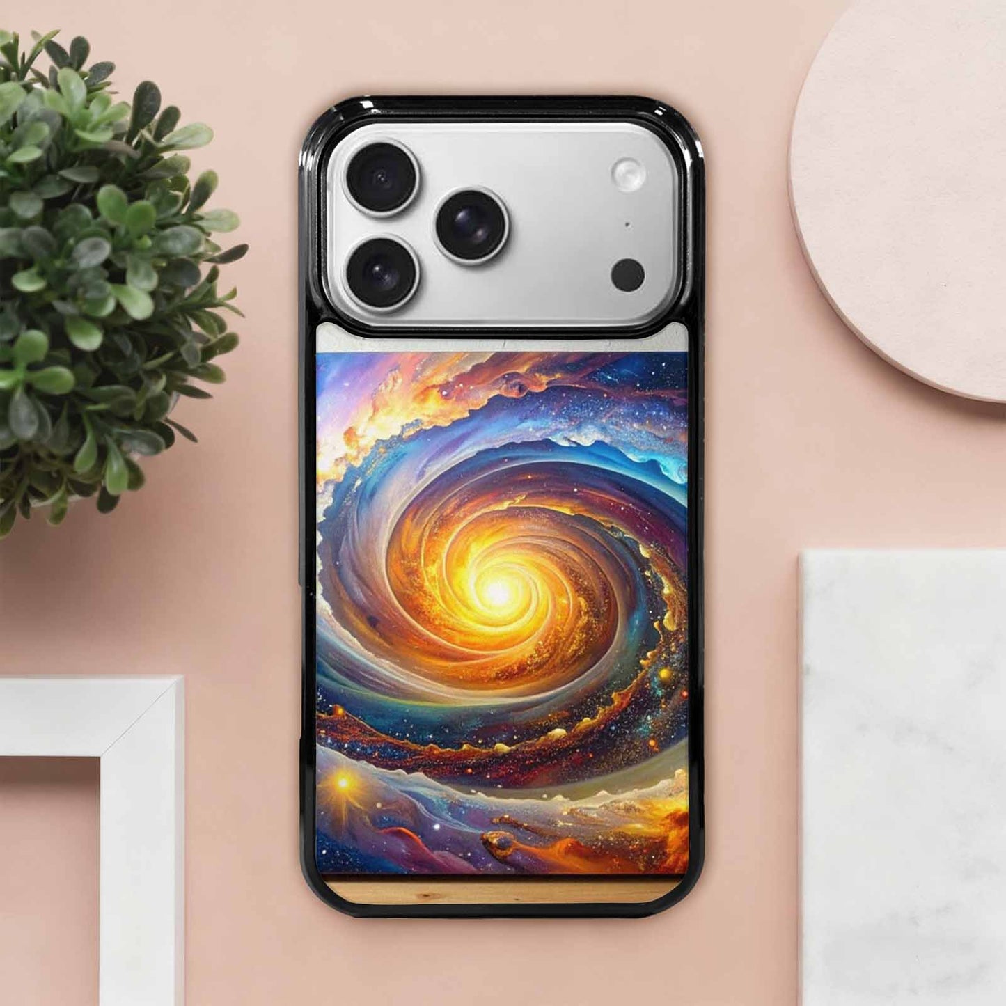 iPhone 17 Pro Max Case — Galaxy Cosmic Print Galaxy Space, Personalized Phone Case