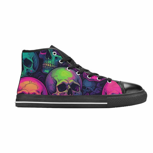 MEN'S Skulls - Neon High Top Canvas Dreamcore Shoes