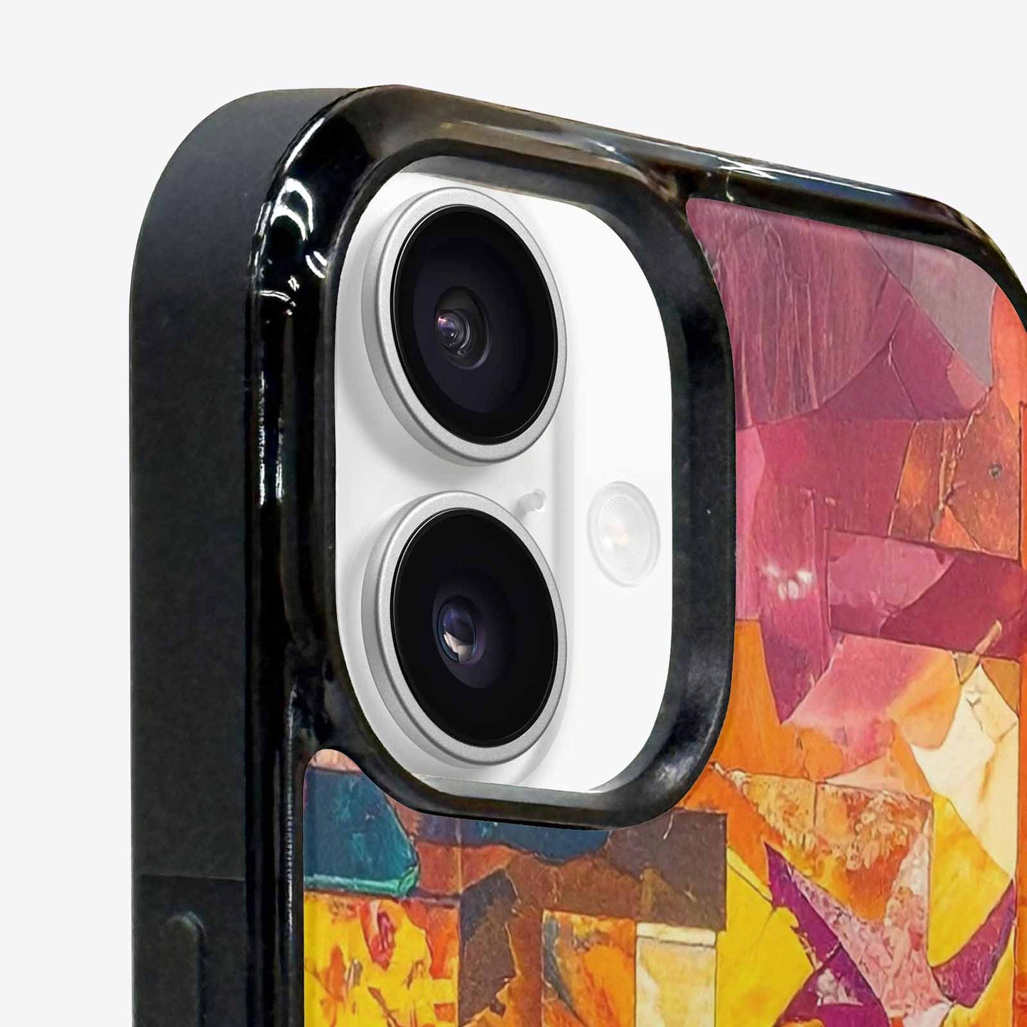 iPhone 16 Case — Faith Cross And Faith Icons Pattern, Unique Phone Case Design