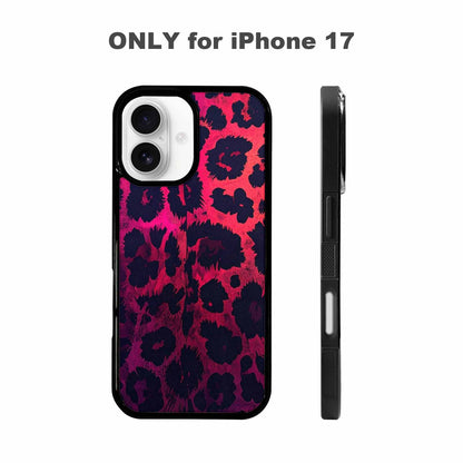iPhone 17 Case — Leopard Print Dark Seamless Animal Print, Custom Art Phone Cover