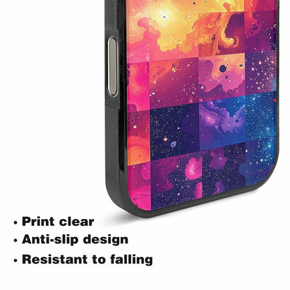 iPhone 16 Pro Max Case — Cosmic Creature And Object Mashup Pattern, Custom Print Case Cover