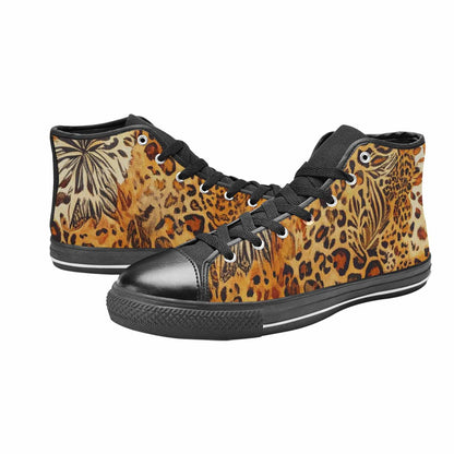 MEN'S Animal Print High Top Canvas Surreal Sneakers
