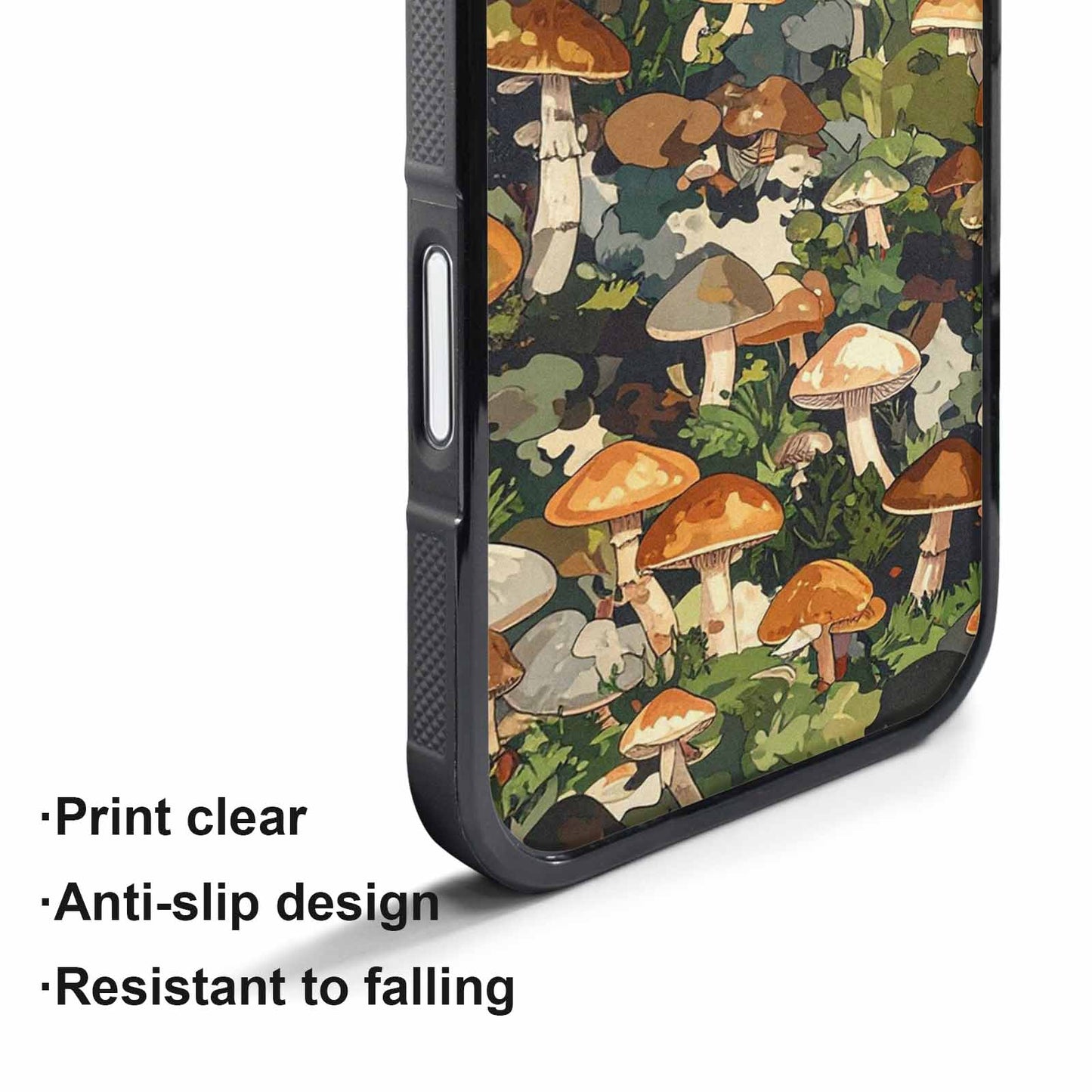 iPhone 17 Pro Max Case — Mushrooms Camomushrooms Patter G1e Camo, Custom Designed Case Cover