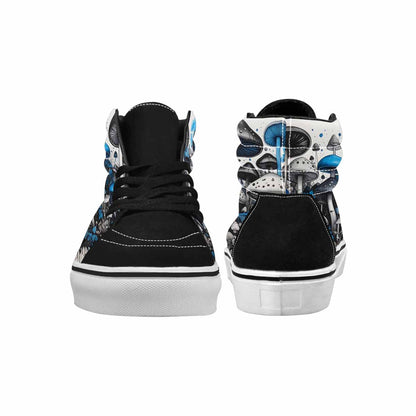 MEN'S Mushrooms (general) High Top Canvas Neon Fantasy Shoes