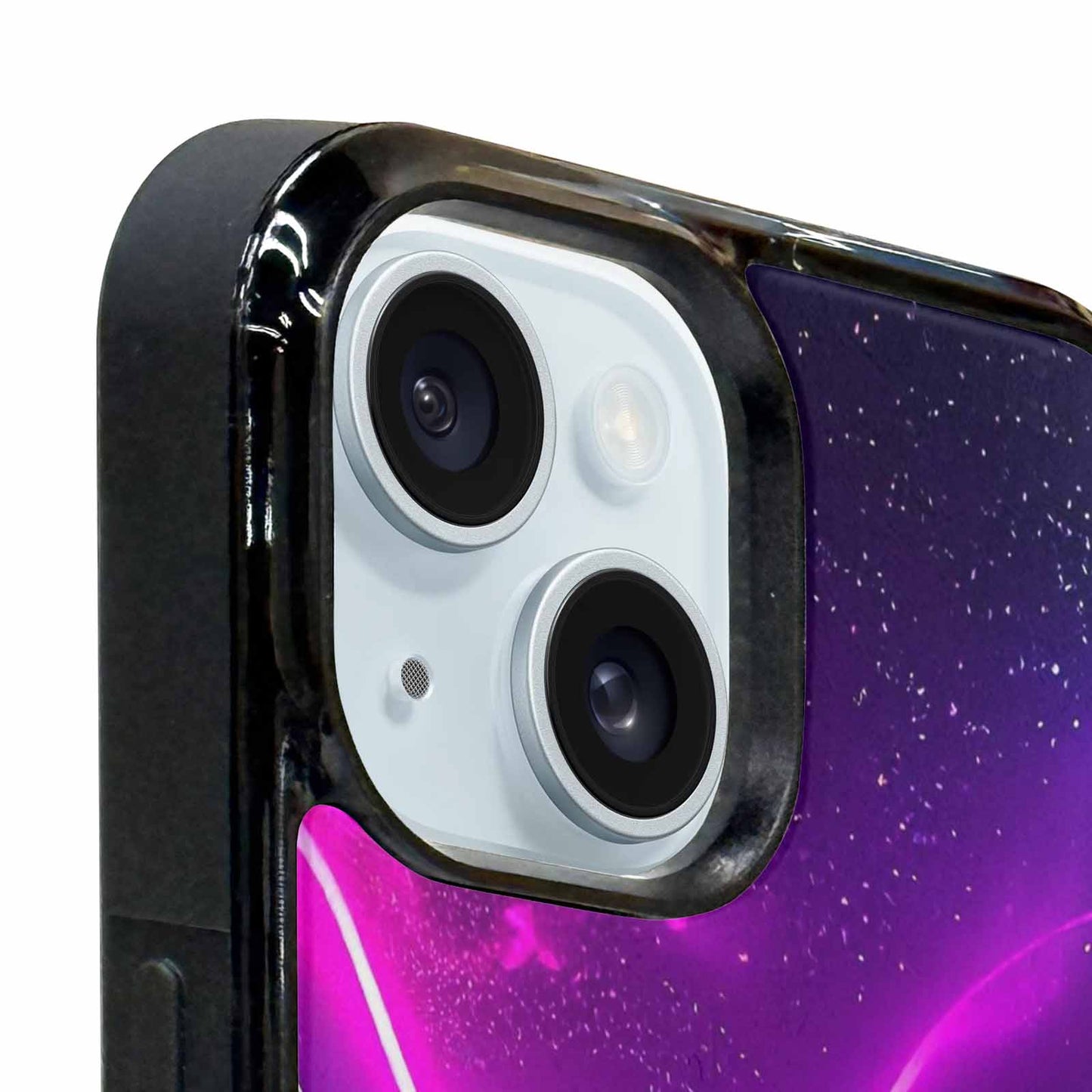 iPhone 15 Plus Case — 1980s Neon Cartoon Art Pattern, Unique Phone Case Design