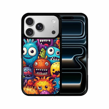 iPhone 17 Pro Case — Small Cartoon Monster Character Pattern Cartoon, Original Design Phone Case