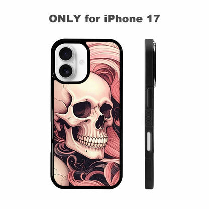 iPhone 17 Case — Skull Dark Art Gothic Print Gothic, Unique Phone Case Design