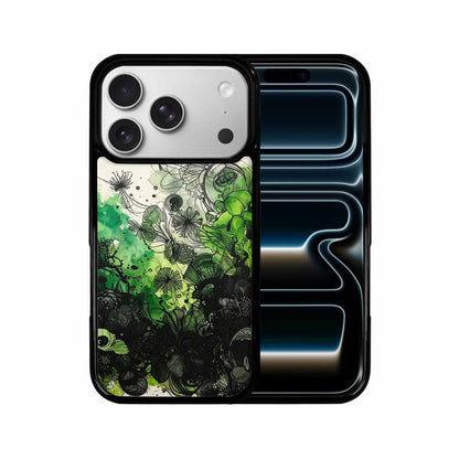 iPhone 17 Pro Case — Sea Creature Burst Black Green Original, Unique Phone Case Design