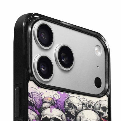 iPhone 17 Pro Case — Black Purple Ink Rainbow From Gothic, Custom Made Phone Cover