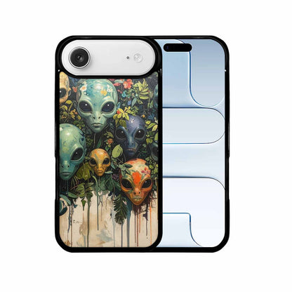 iPhone 17 Air Case — Aliens Pattern Hundreds Of Sma Alien, Custom Phone Case