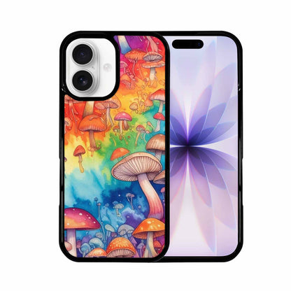 iPhone 17 Case — Mushrooms Tie Dyemushrooms Pat Tie Dye, Unique Phone Case Design