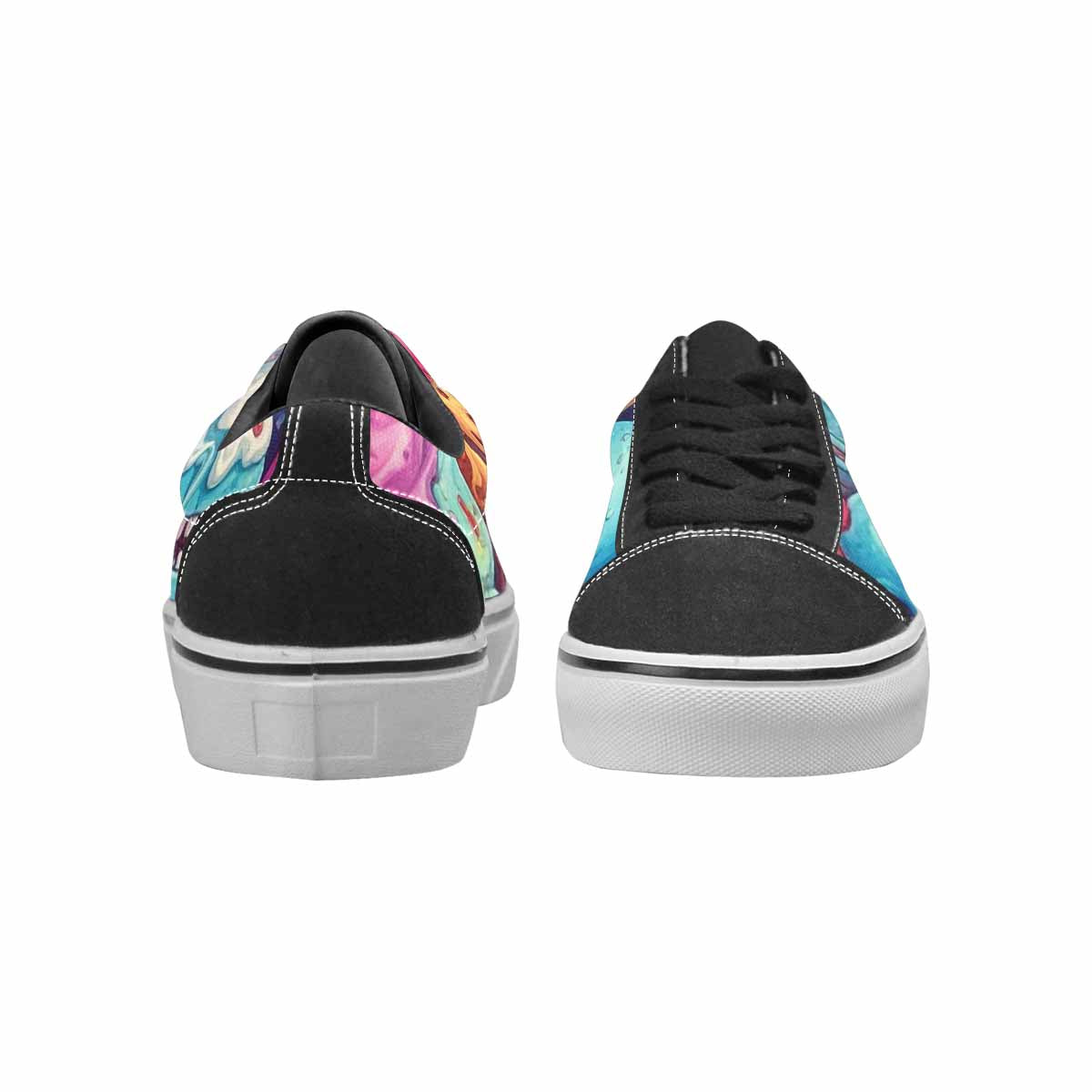 WOMEN'S Ice Cream Monsters  Lace-Up Canvas Vivid Sneakers