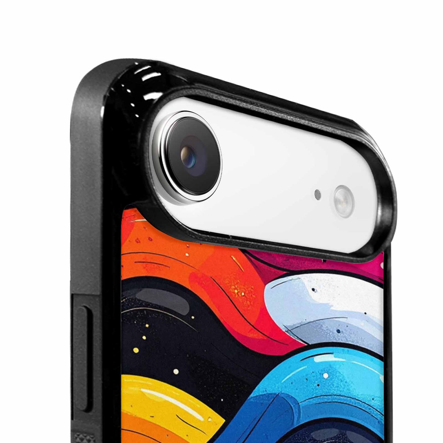 iPhone 17 Air Case — Glossy Winter Wave Seamless Cartoon Cute, Custom Designed Case Cover