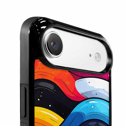 iPhone 17 Air Case — Glossy Winter Wave Seamless Cartoon Cute, Custom Designed Case Cover