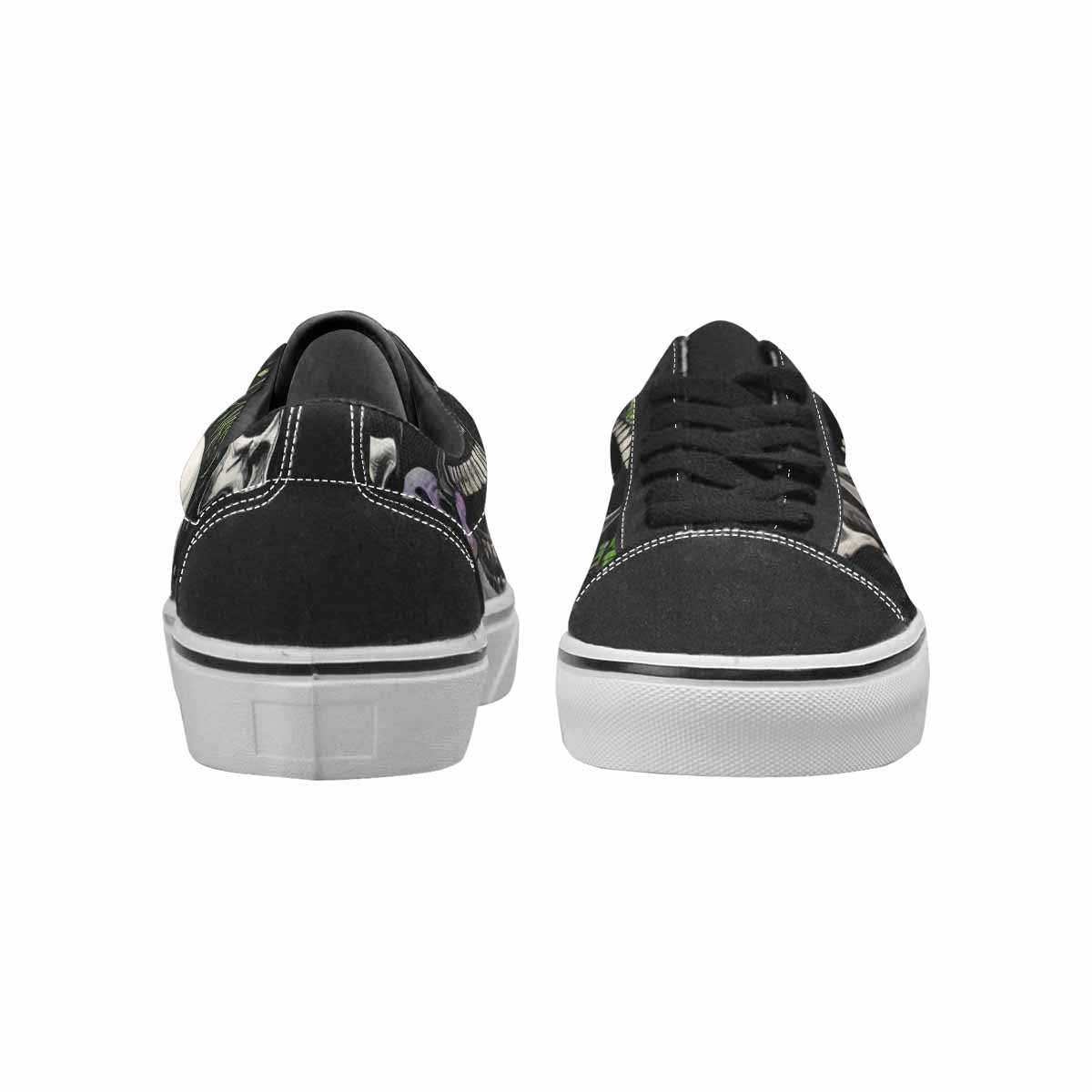 WOMEN'S Rainbow From Skull S Lace-Up Canvas Y2K Shoes