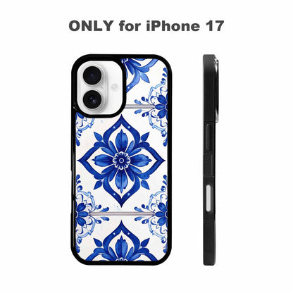 iPhone 17 Case — Mexican Talavera Tile Pattern, Floral, Custom Printed Phone Case
