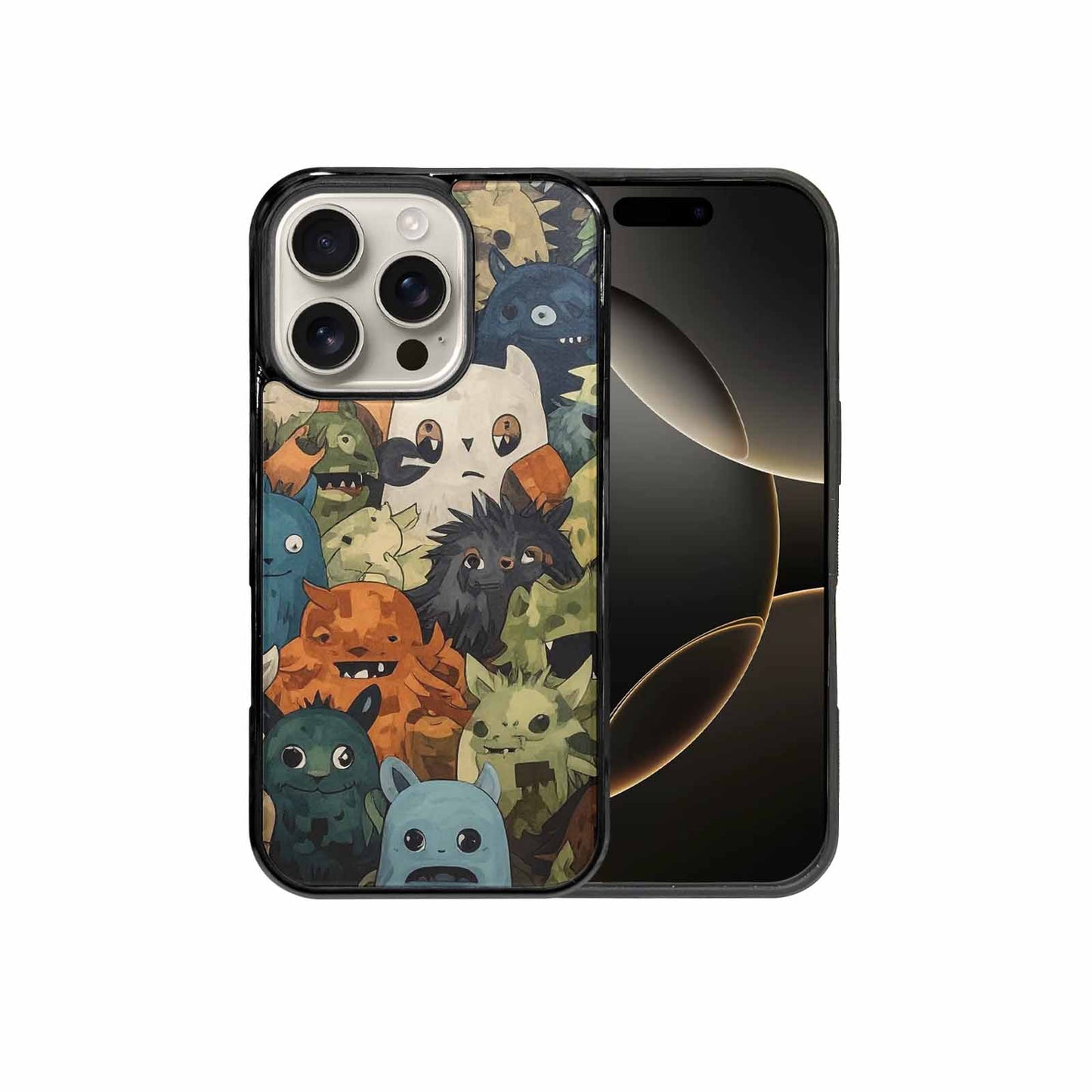 iPhone 16 Pro Case — Monsters Camomonsters Pattern Gsw, Customized Protective Case