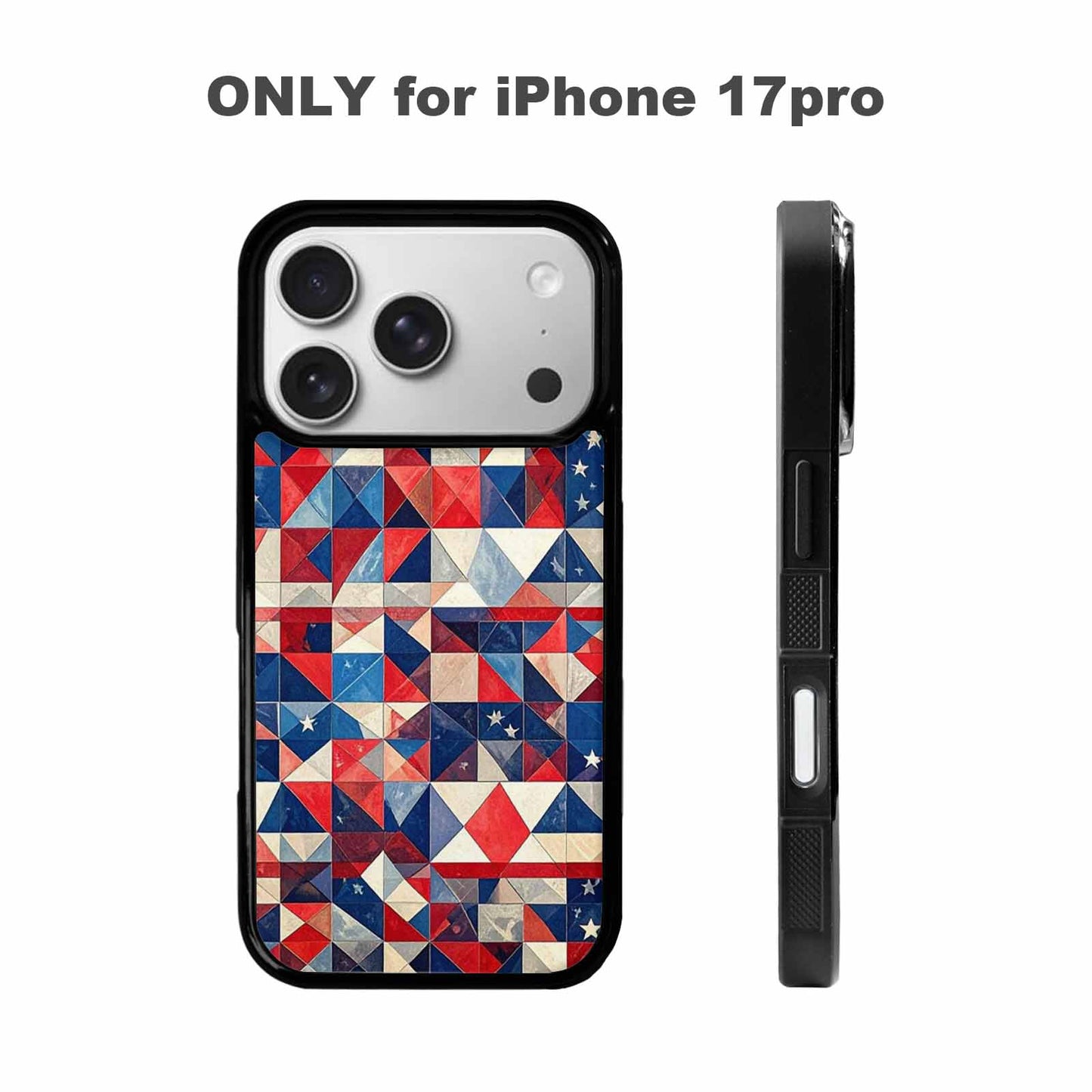 iPhone 17 Pro Case — Small American Flag Stars And Galaxy, Custom Phone Case