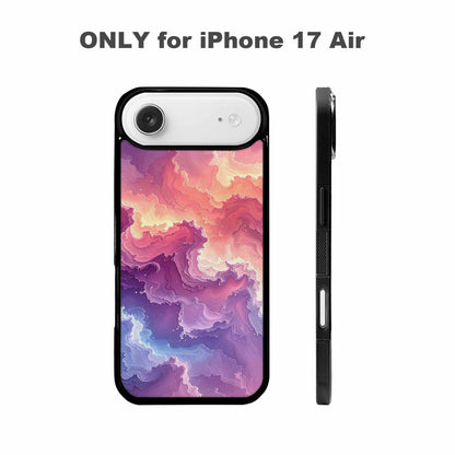 iPhone 17 Air Case — Seamless Tileable Pattern Of Overlapping Galaxy, Personalized Phone Case
