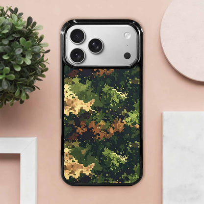 iPhone 17 Pro Max Case — Small Military Camouflage Blotch Camo, Custom Made Phone Cover