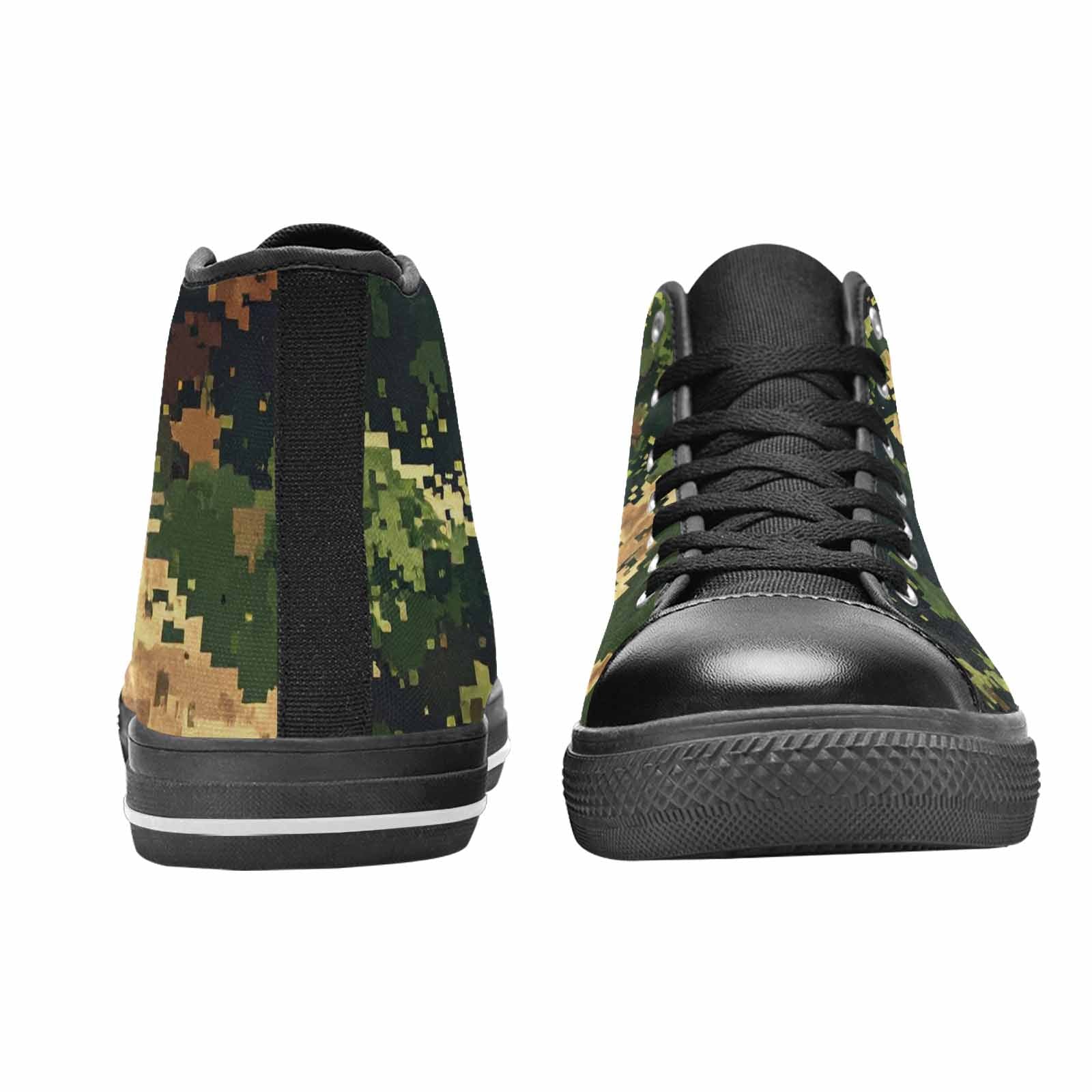 MEN'S Military Camouflage Blotch High Top Canvas Aesthetic Sneakers