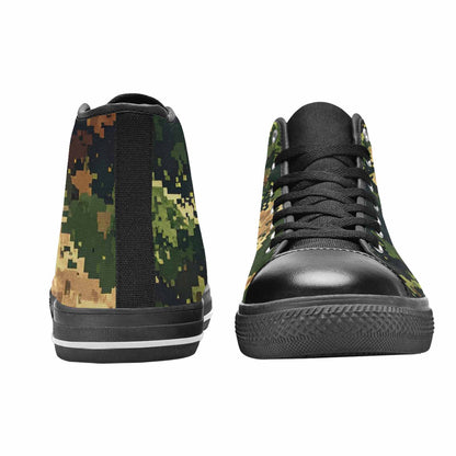 MEN'S Military Camouflage Blotch High Top Canvas Aesthetic Sneakers