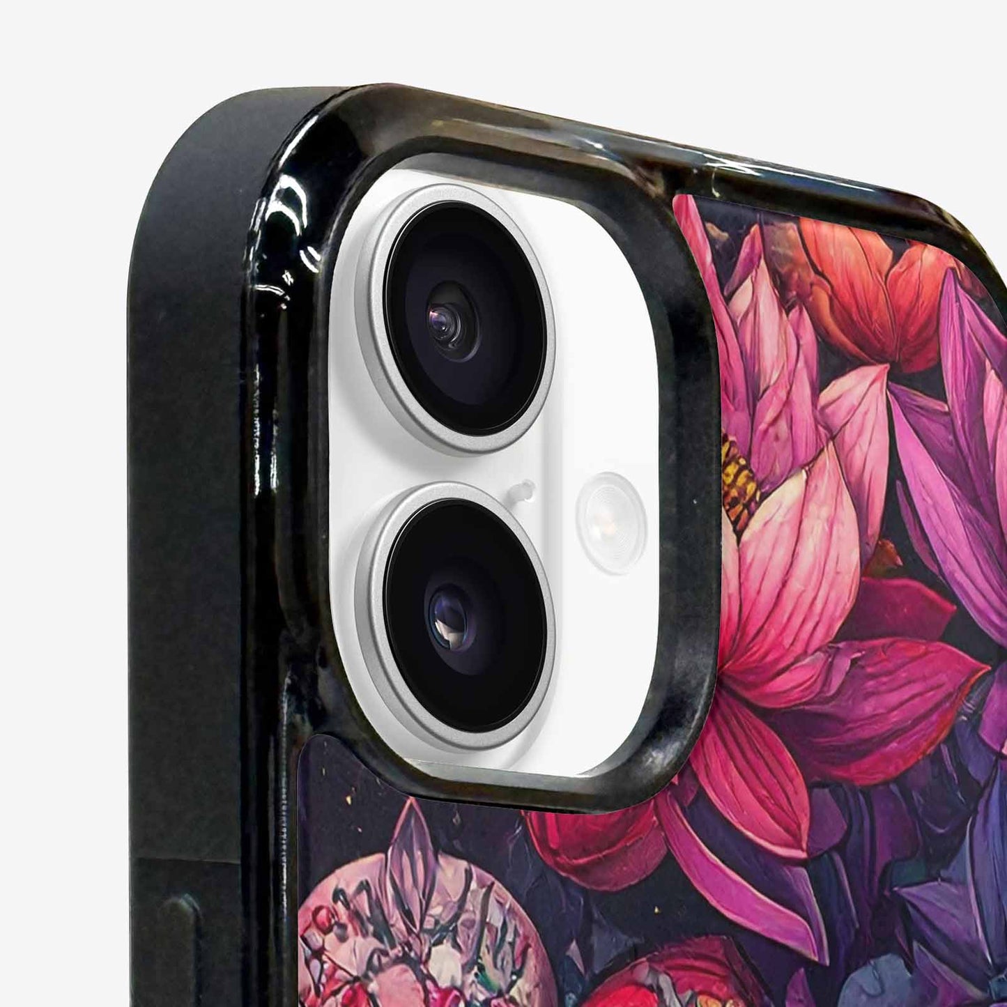 iPhone 16 Case — Lotus Skulls, Original Design Phone Case