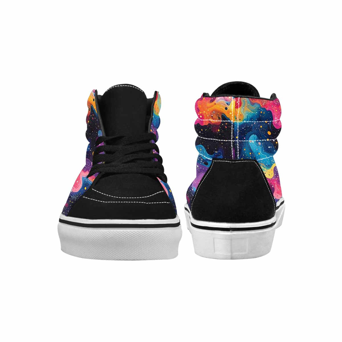 WOMEN'S Galaxy Art - High Top Canvas Y2K Sneakers