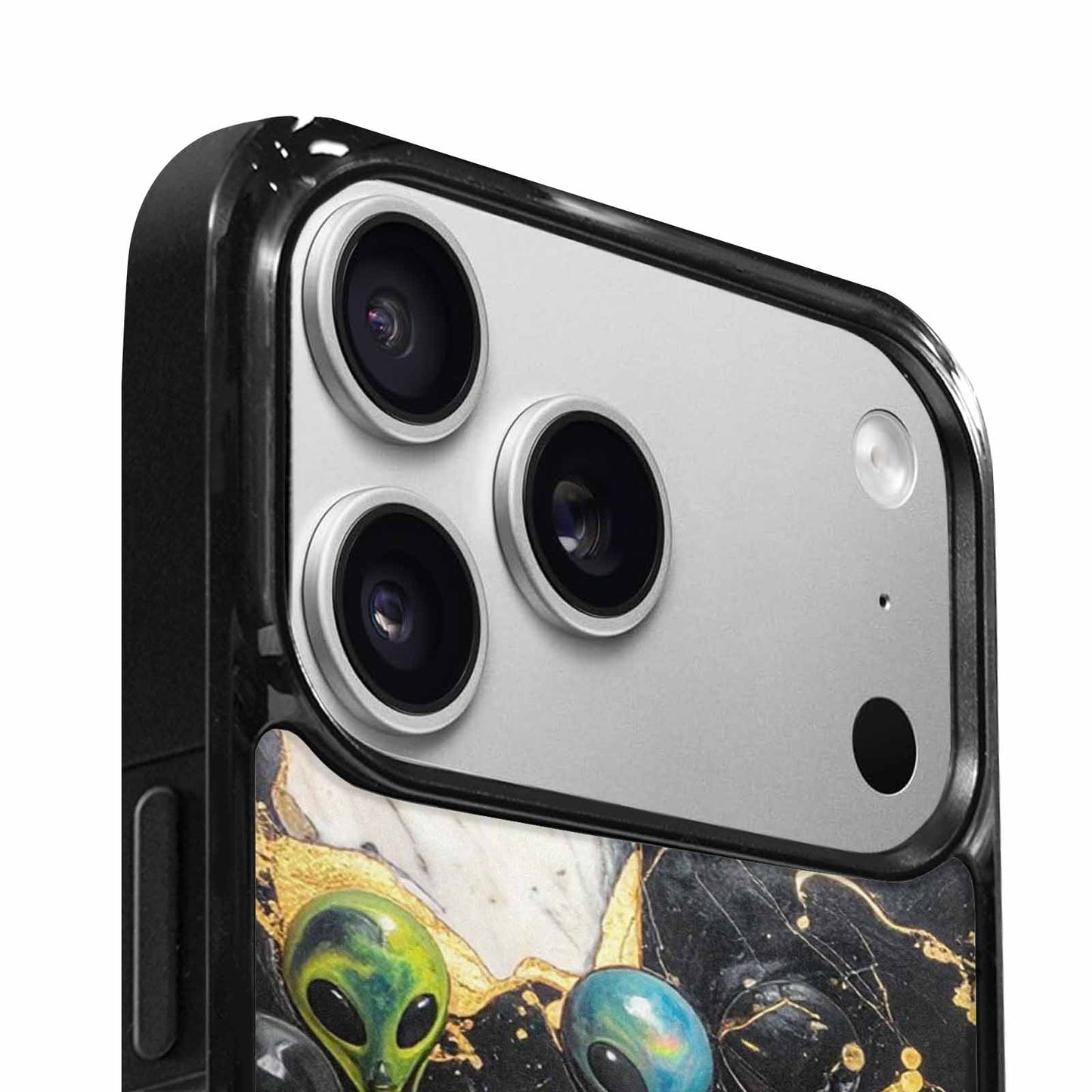 iPhone 17 Pro Max Case — Aliens Marblemelting Aliens Pa Alien Scifi, Custom Designed Case Cover