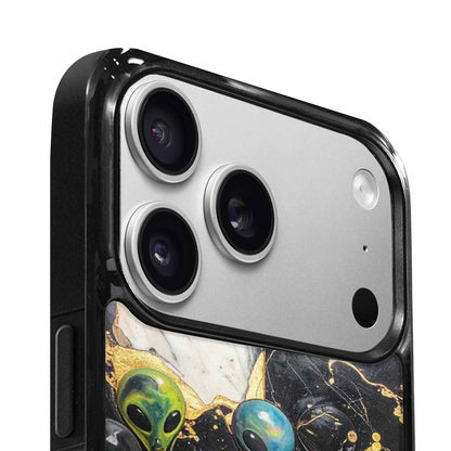 iPhone 17 Pro Max Case — Aliens Marblemelting Aliens Pa Alien Scifi, Custom Designed Case Cover