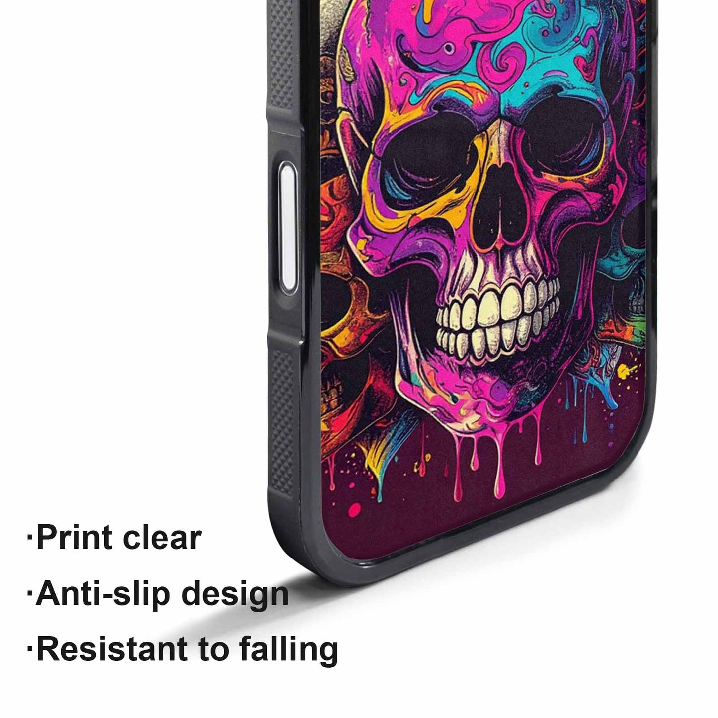 iPhone 17 Air Case — Skull Collage Overlapping Art Skulls Gothic, Custom Print Case Cover